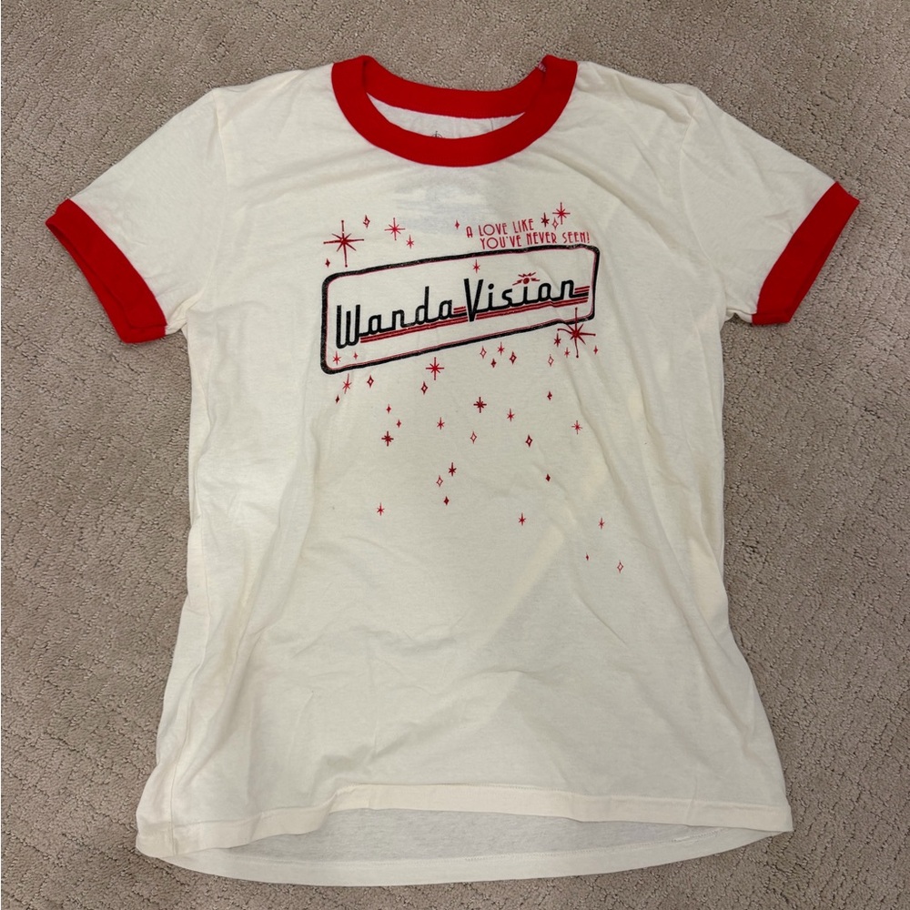 Marvel WandaVision Red and White T-Shirt